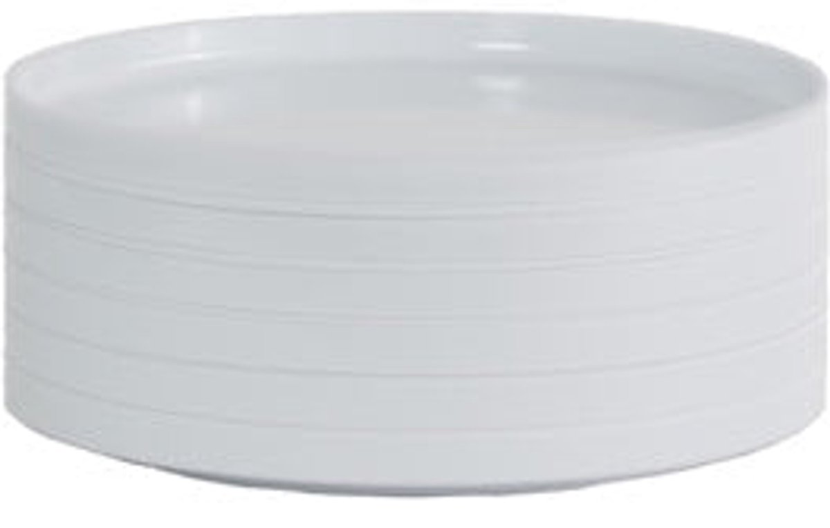 Heller Max Borden set 6-delig - Ø190mm - H 19mm - Wit