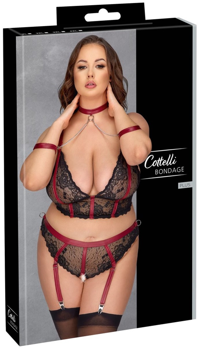 Longline Beha Bondage Lingerie Set