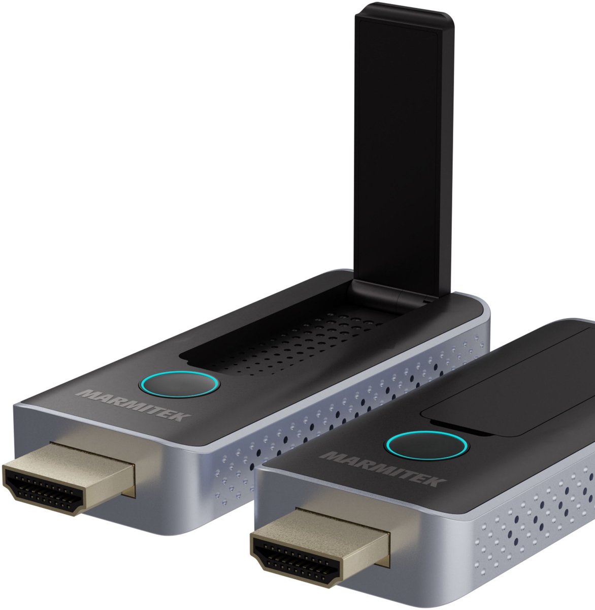 Marmitek STS2 draadloos HDMI presentatiesysteem – Full HD 1080p – AirPlay & Miracast - zender en ontvanger draadloos – tot 20 m