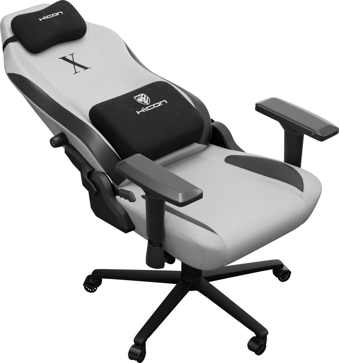 HICON Gamingstoel Apex Serie Velocity Grijs Verstelbaar - afbeelding 2