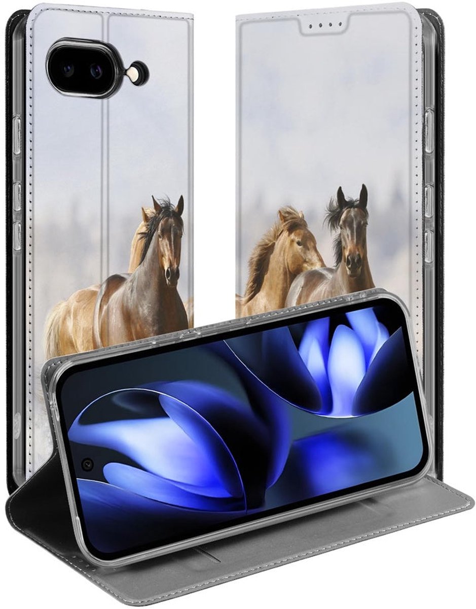 Book Wallet Case Google Pixel 9a Paarden