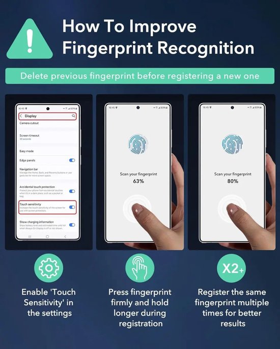 Protection d'écran ESR pour Samsung Galaxy S25 Ultra - Tempered Glass avec cadre de montage - Résistant aux rayures - Installation facile - (Lot de 2)