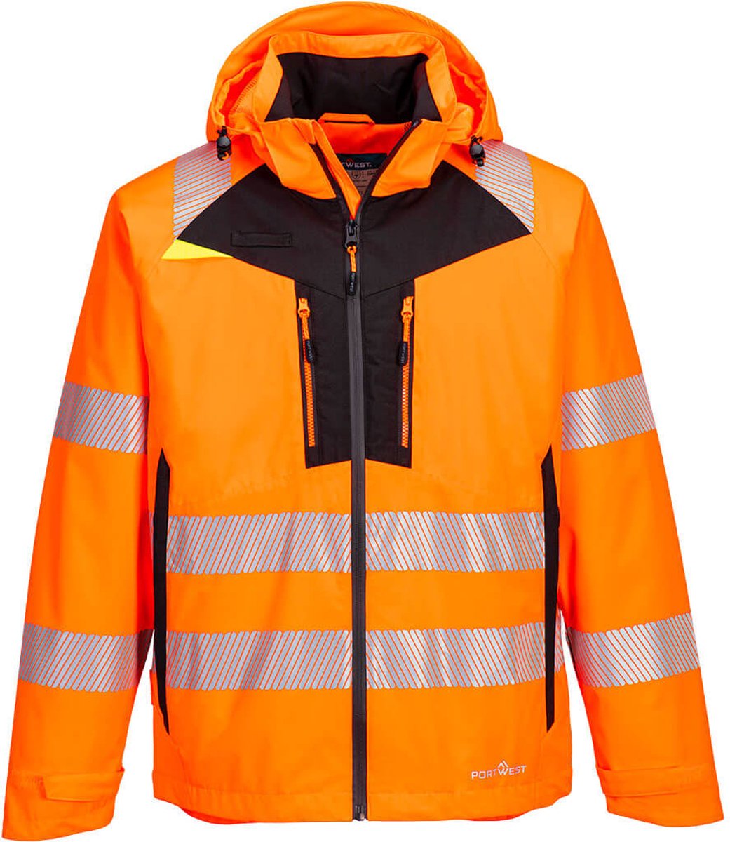 Portwest DX4 Hi-Vis Regenjack DX462 - Oranje - XXL
