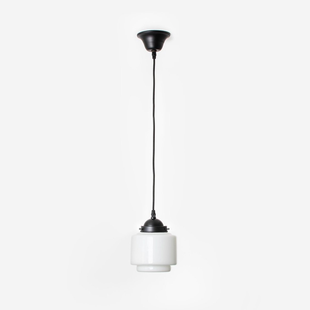 Coloured by Art Hanglamp aan snoer Getrapte Cilinder Small Moonlight - Art Deco Trade Zwart