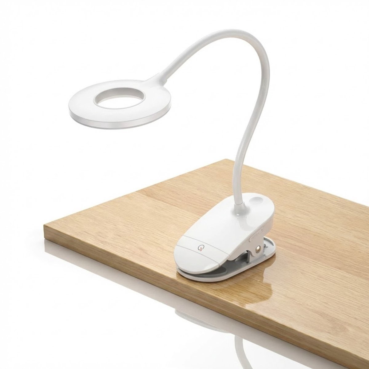 NBAP® Leeslampje voor Boek - Loeplamp voor in Bed - Lamp met Klem-Wit