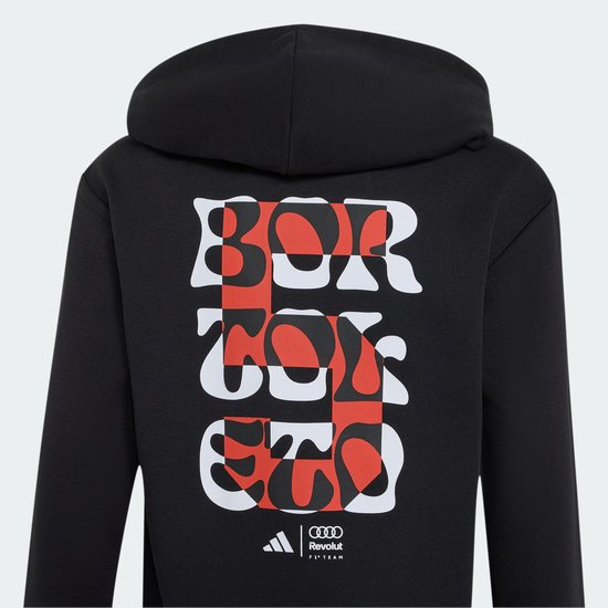 Adidas Performance Audi Revolut F1 Team Gabriel Bortoleto Graphic Ii Hoodie - Kinderen - Zwart van adidas Performance — afbeelding 5