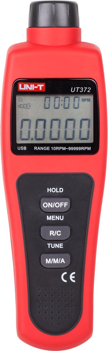 UNI-T UT372 - Digitale Tachometer - USB Interface - Compact Design - Voor Professioneel Gebruik