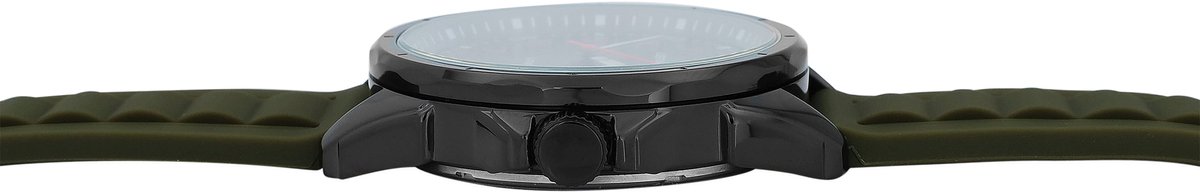 JUST WATCH herenhorloge siliconen datumweergave