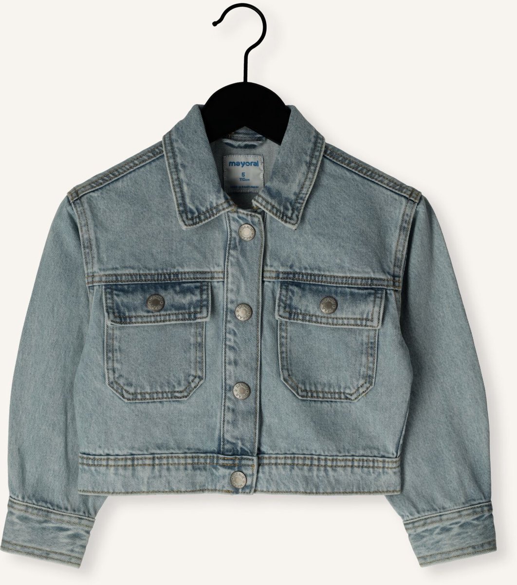 MAYORAL Denim Jacket Jassen Meisjes - Zomerjas - Lichtblauw - Maat 128