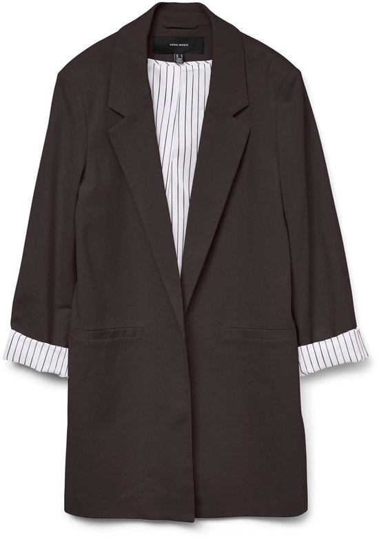 Elegante blazer voor dames, lang - mouwloos vest voor dames, licht vooraan open kostuumvest, mouwloos, colbert, patchwork, zakken, zomerjas, dunne business, kantoor, blazer, effen blazer, reverskraag Elegante blazer voor dames, lang - mouwloos vest voor dames, licht vooraan open kostuumvest, mouwloos, colbert, patchwork, zakken, zomerjas, dunne business, kantoor, blazer, effen blazer, reverskraag