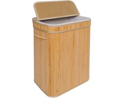 Wasmand - 72 l - opvouwbaar - bamboe