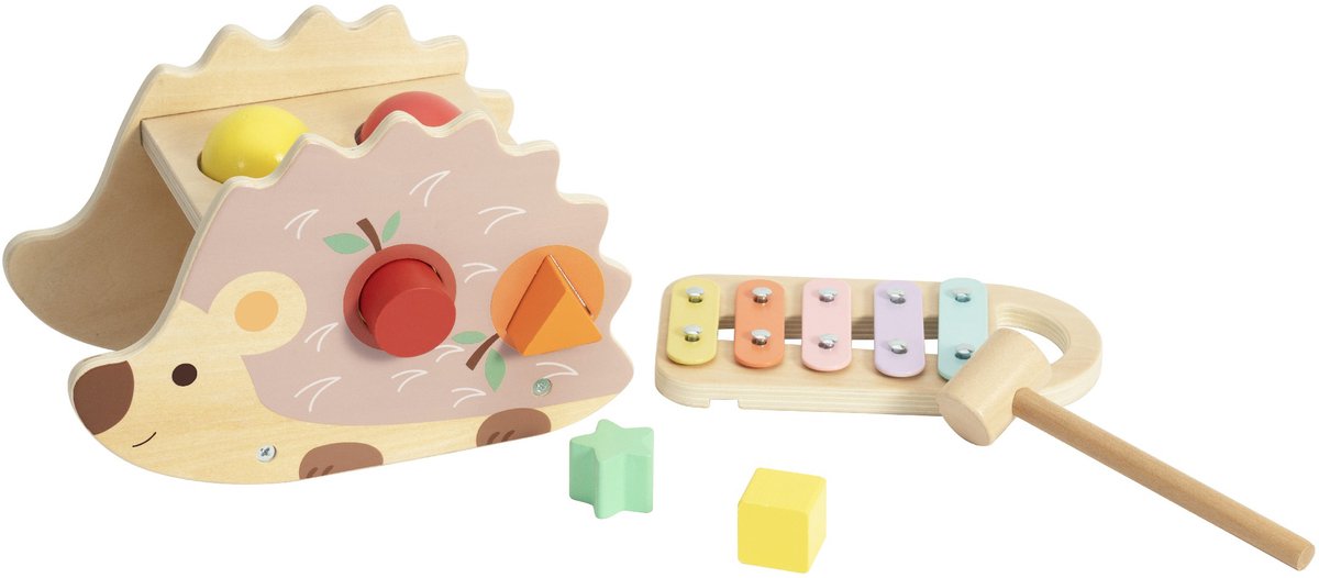 Classic World - Hamerbank - Blokken - Hout - Egel - 9-delig