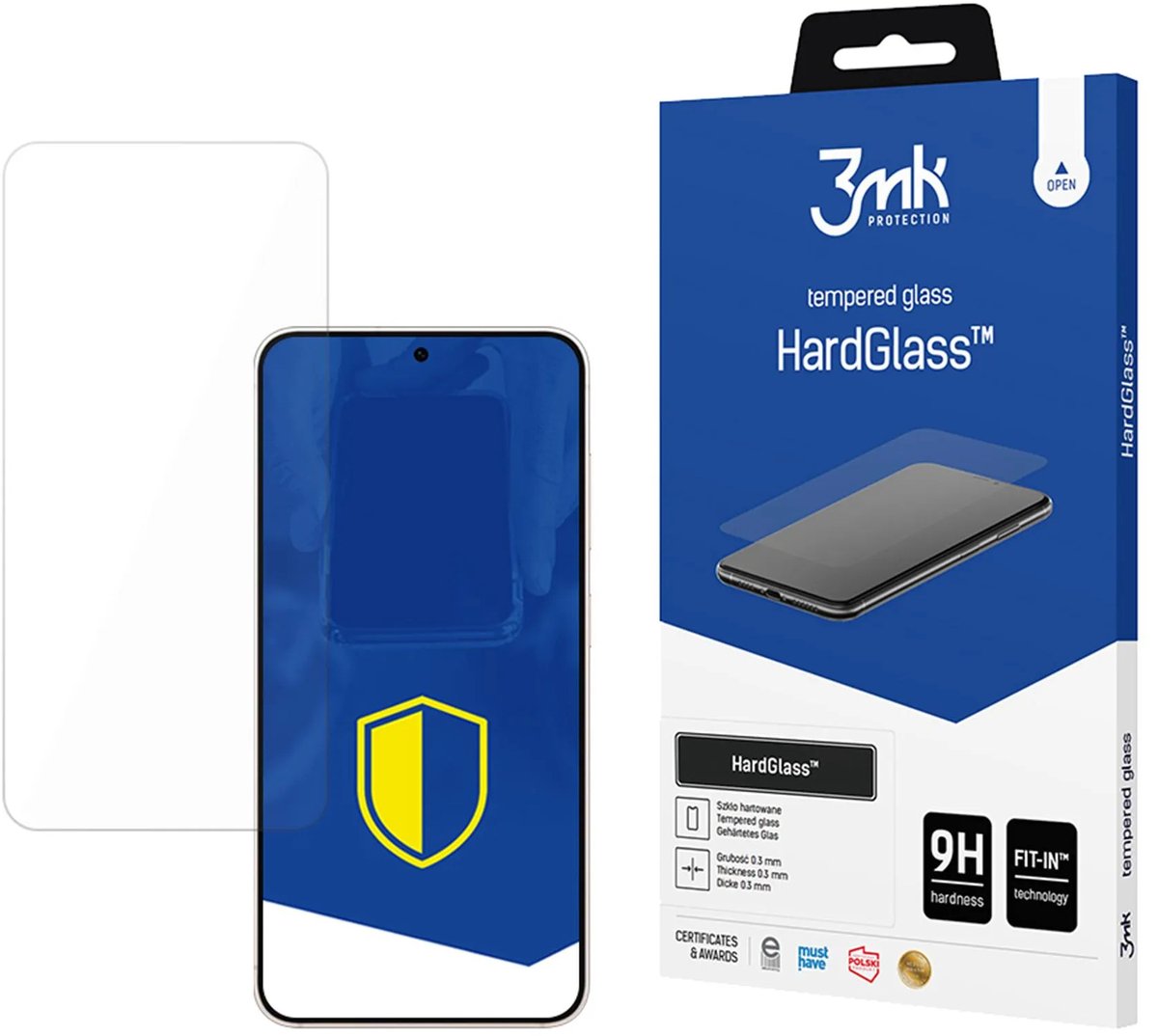 3Mk Hardglas Beschermglas Voor Samsung Galaxy S25 Edge Hoge Transparantie