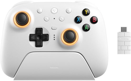 8BitDo Ultimate 2 Wireless 2.4G - PC Windows / Android - White Edition