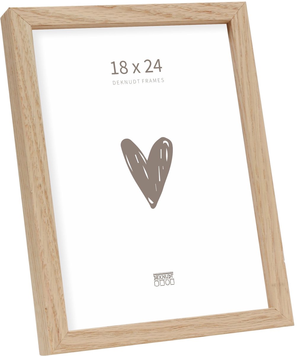 Deknudt Frames fotolijst S47DJ1 - naturel eik - voor foto 18x24 cm