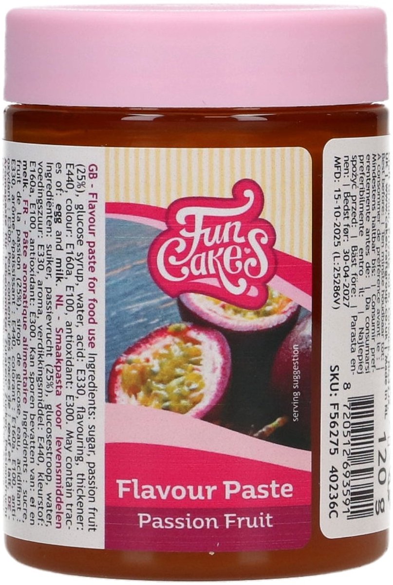 FunCakes Smaakpasta - Aroma - Passievrucht - 120g