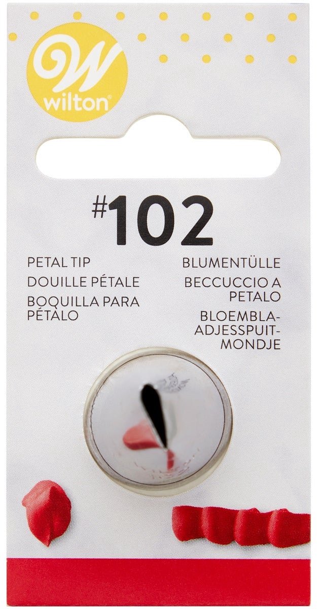 Wilton Spuitmondje - #102 Petal - Garneerspuit voor Taartdecoratie