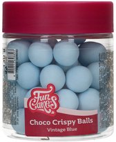 Taartdecoratie ballen -taarttopper 2-4 cm set/20st Baby blue