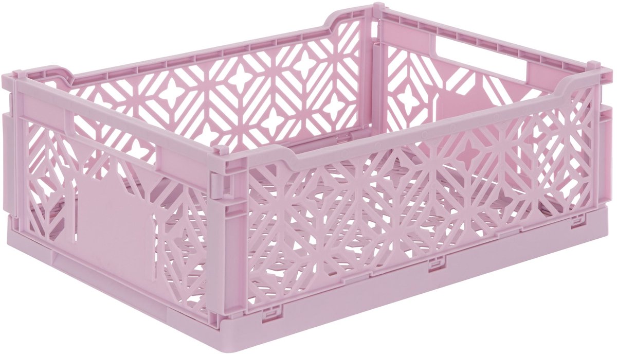 Atmosphera Kids Vouwkrat/Opbergkrat - Stapelbaar - 40x30x15cm - Lila