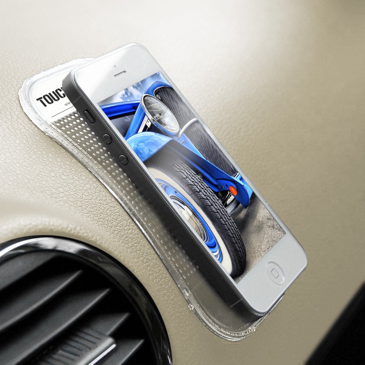 Anti-Slip Nanopad voor Dashboard - Herbruikbare Zelfklevende Mat voor Telefoon, Sleutels en Accessoires - 145×90 mm [54999]