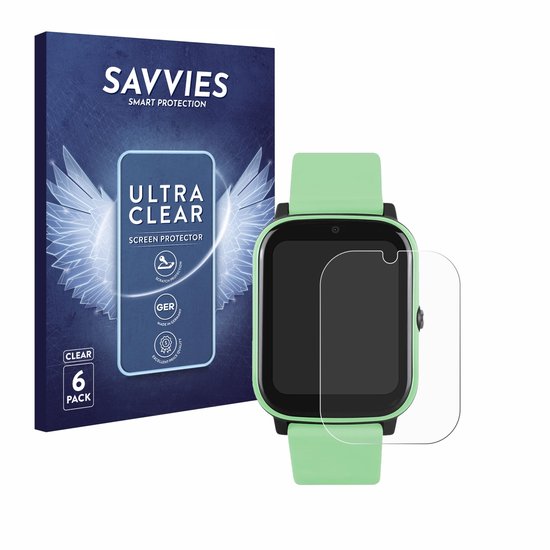 Savvies - Screenprotector voor One2Track Connect NEXT - Folie Beschermfolie transparant 6 Stuks