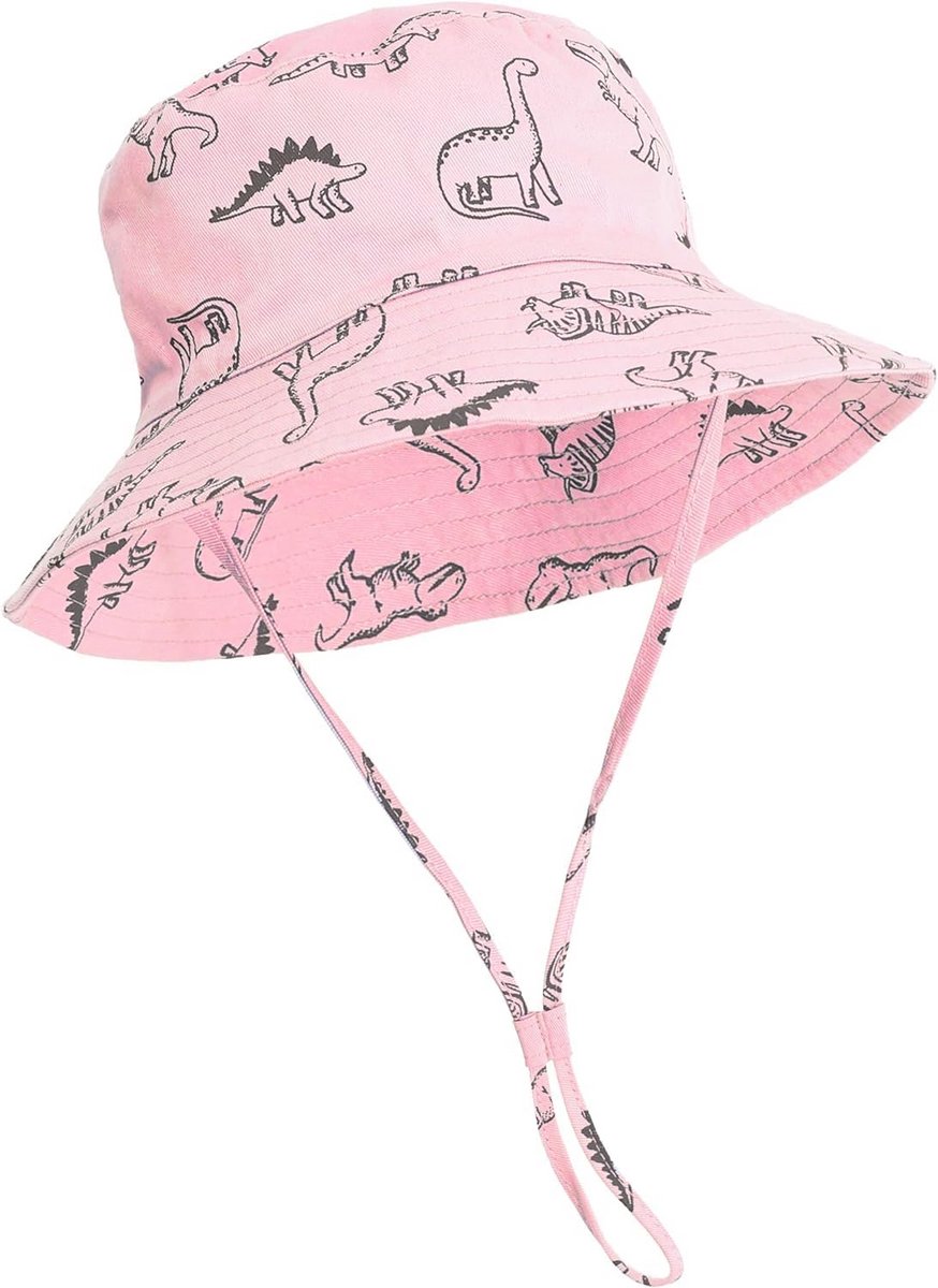 Baby Zonnehoed UPF 50+ Zomer Bucket Hat met Kinband voor Peuters Unisex