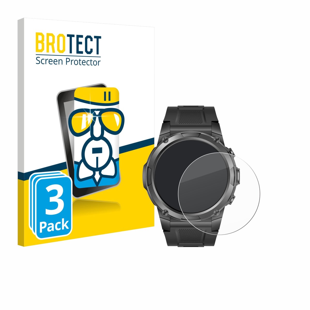 Screenprotector 3 Stuks voor Gard Pro Ultra 3 Beschermglas transparant