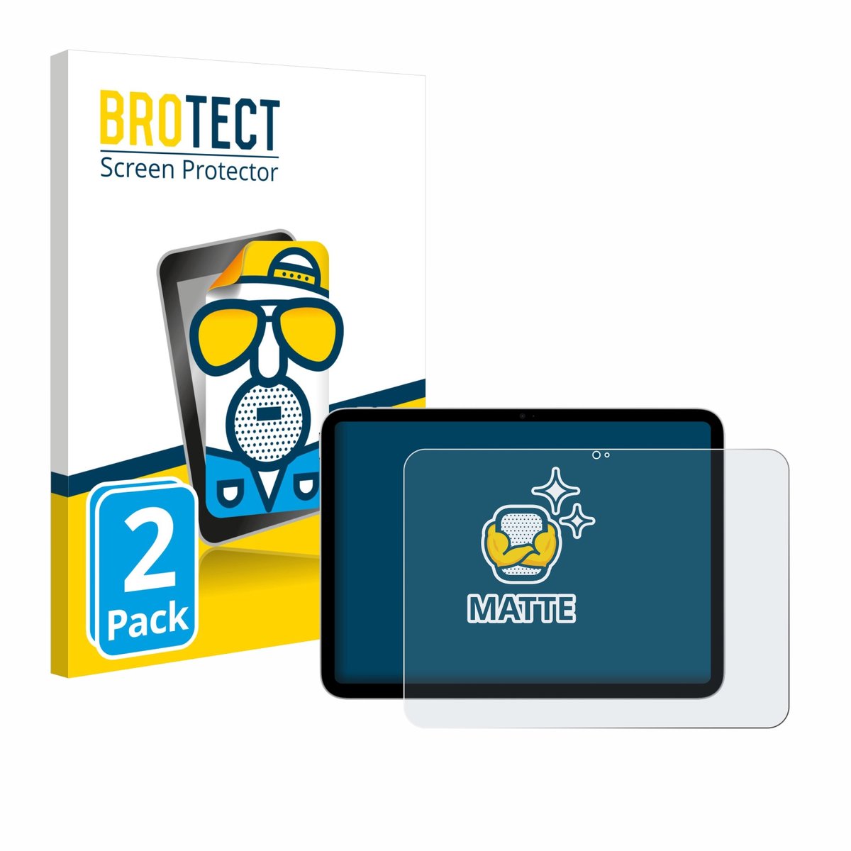 BROTECT - Screenprotector voor Apple iPad A16 11" 2025 (11. Gen.) - Folie Beschermfolie matte 2 Stuks