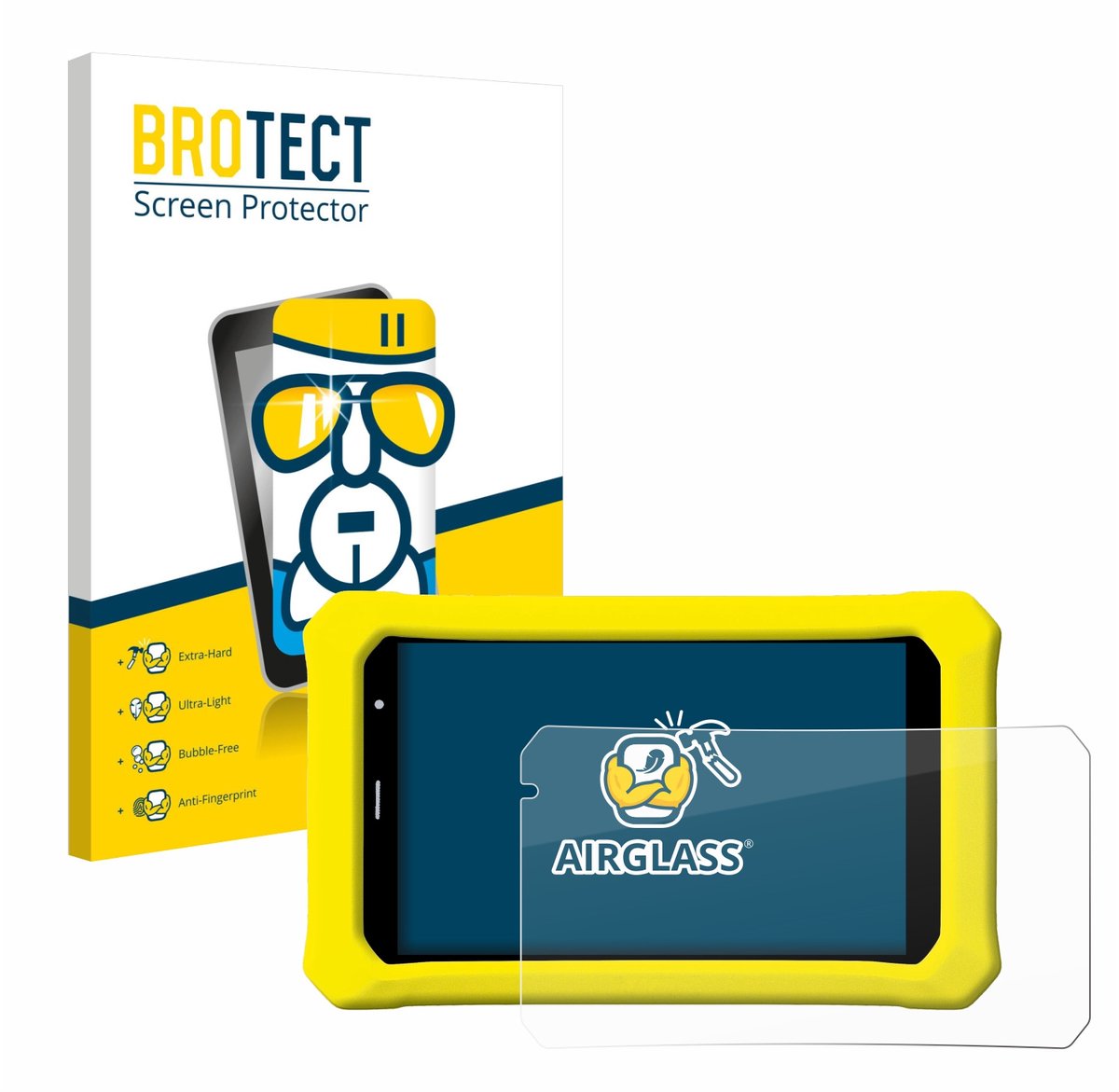 Screenprotector voor Clementoni Clempad 8" PRO Beschermglas transparant
