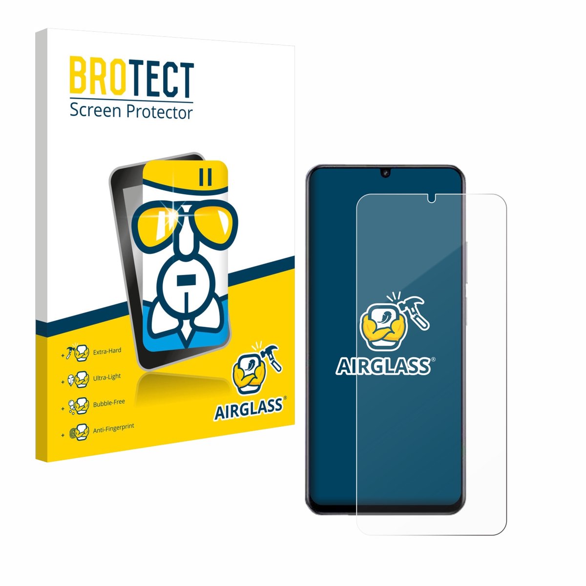 Screenprotector voor realme Note 70T Beschermglas transparant