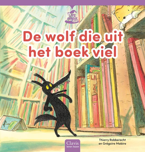 Leesmagie - De wolf die uit het boek viel - cover