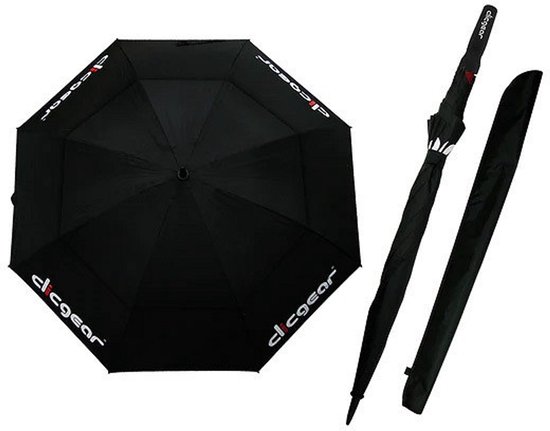 Clicgear 68 inch Double Canopy Golfparaplu - Zwart van Clicgear — afbeelding 4