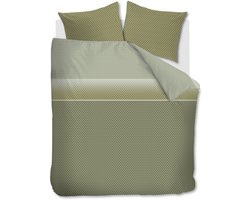 Beddinghouse Riven dekbedovertrek - Lits-Jumeaux - 240 x 200/220 cm - Groen