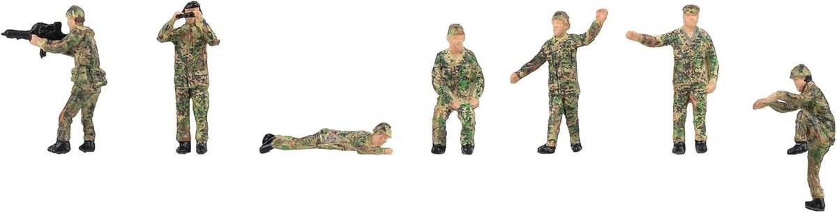 Faller Modelspoor Figuren: Soldaatjes in Opleiding