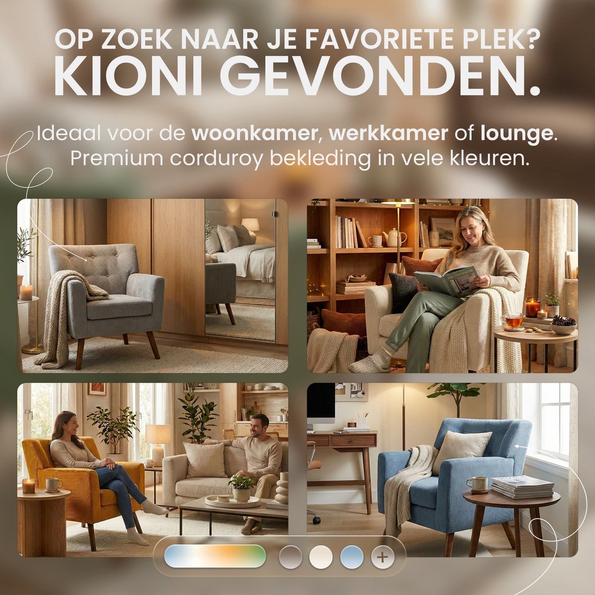 CLP CLP Kioni Relaxfauteuil groen - afbeelding 3
