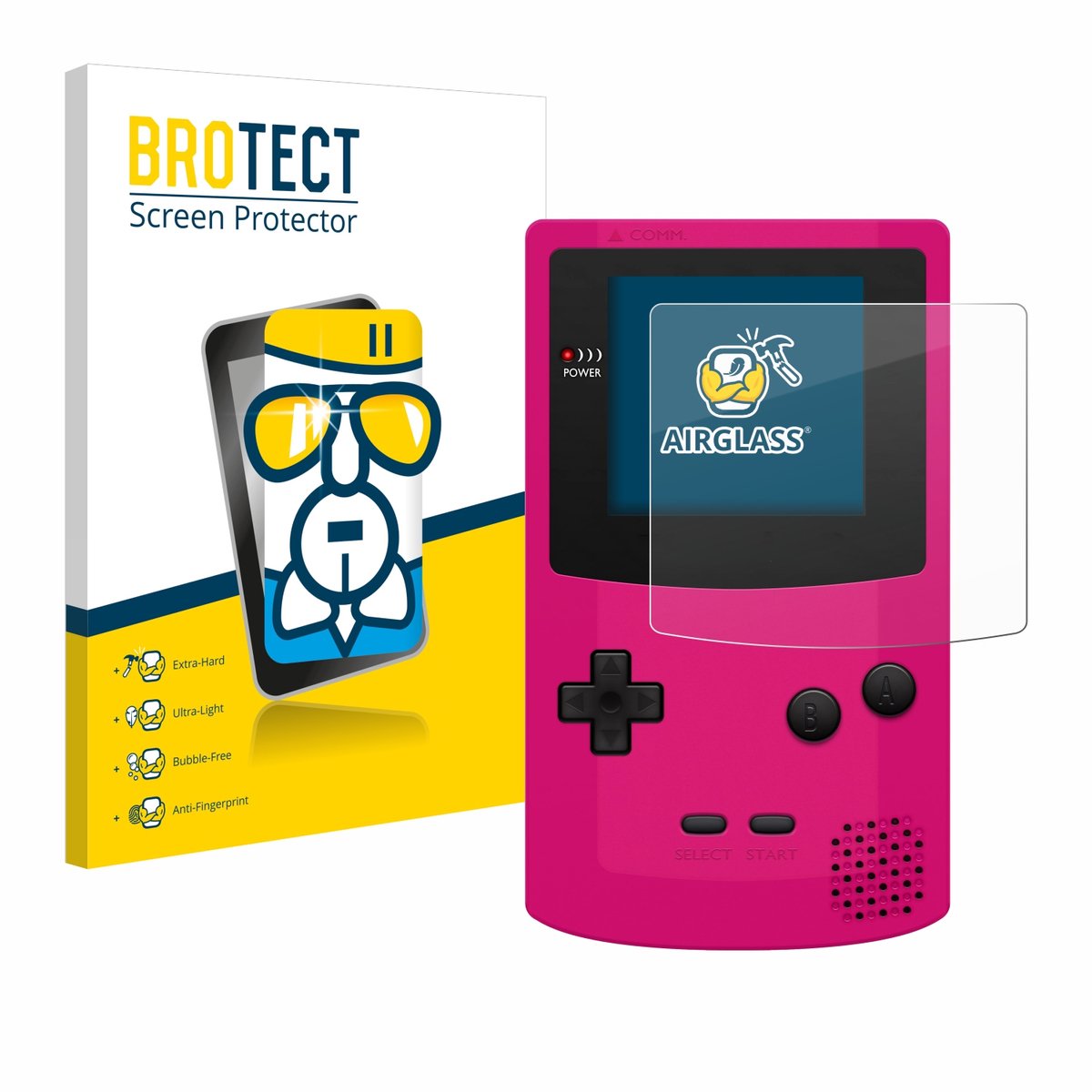 Screenprotector voor Nintendo Gameboy Color Beschermglas transparant