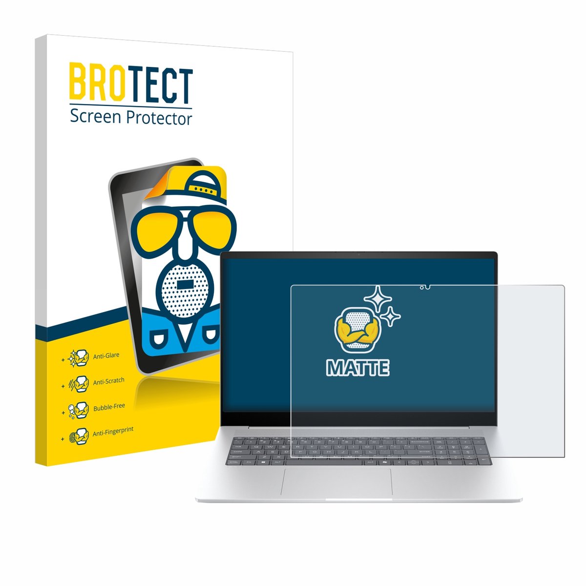 BROTECT - Screenprotector voor HP Envy 17 2024 - Folie Beschermfolie matte