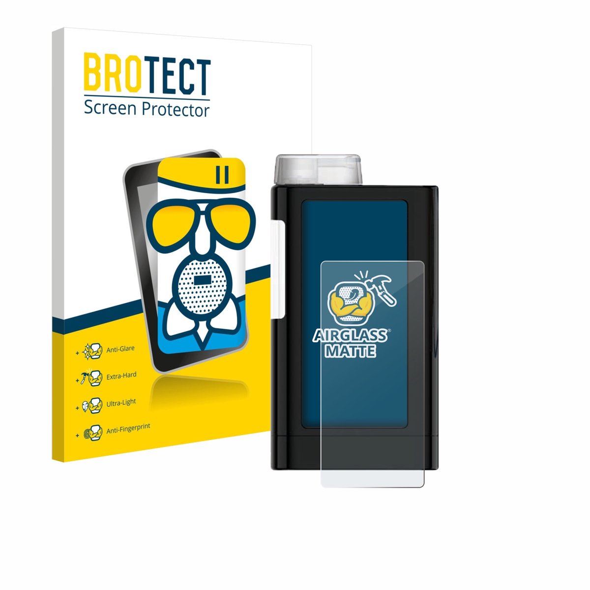 BROTECT - Screenprotector voor Mylife YpsoPump - Folie Beschermfolie Beschermglas matte