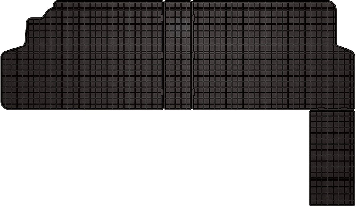 Wielganizator SolidPRO Serie - Zwarte Automatten - Peugeot Expert II - 2e rij - Op Maat
