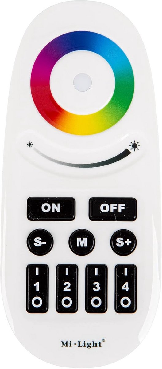 4 Zone Touch Afstandsbediening voor RGB+CCT LED Verlichting