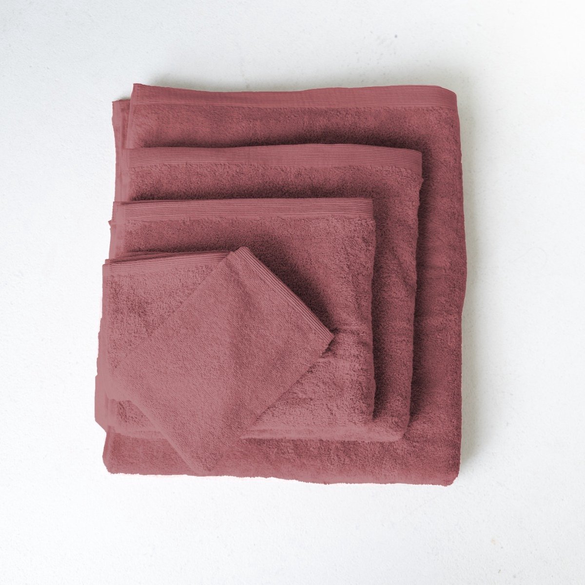 Linolux Badlaken Home Plum 70x140