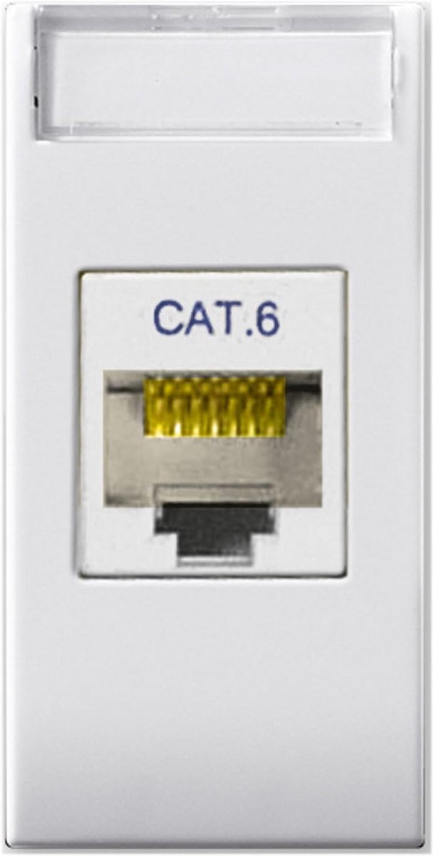 Netwerkkabel CAT6 UTP 1 Meter Wit - Geschikt voor Glasvezel en Internet