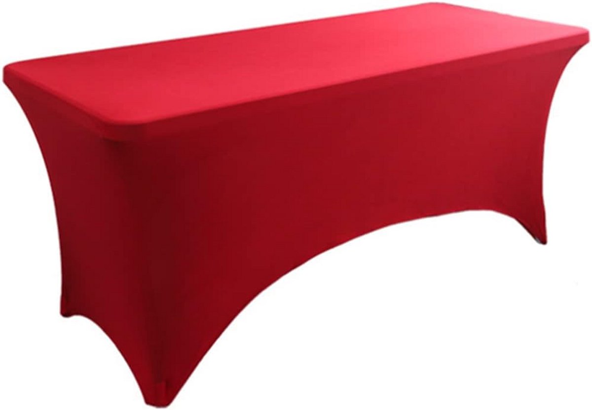 Stretch Tafelkleed Rechthoekig Tafelhoes Spandex Elastisch voor Cocktailtafels en Diner