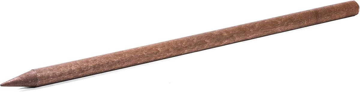 Kunststof Palen - Steunpalen Tuin - Omheining Bouwen - Gerecycled Materiaal - 150 cm x 45 cm - Bruin