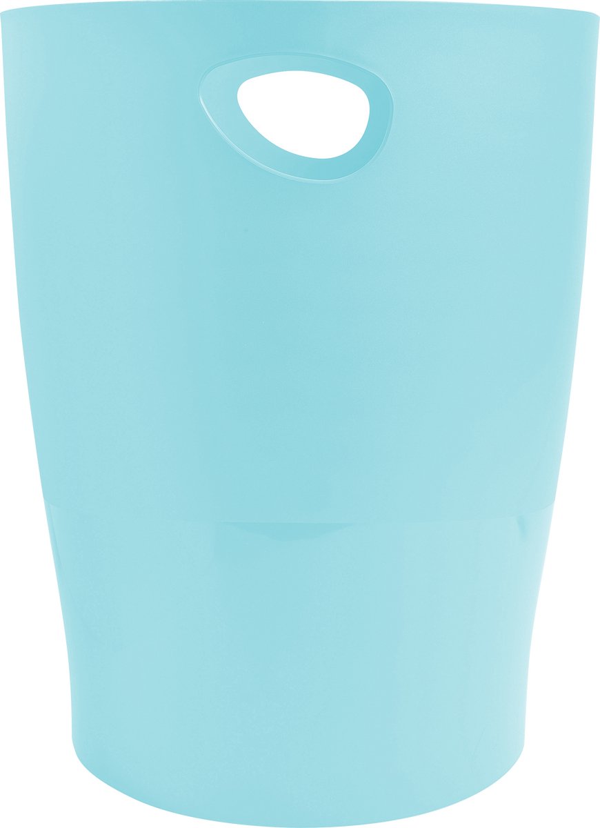 Exacompta 8x Papiermand met grote capaciteit van 15 liter. - Pastelgroen - 45363D