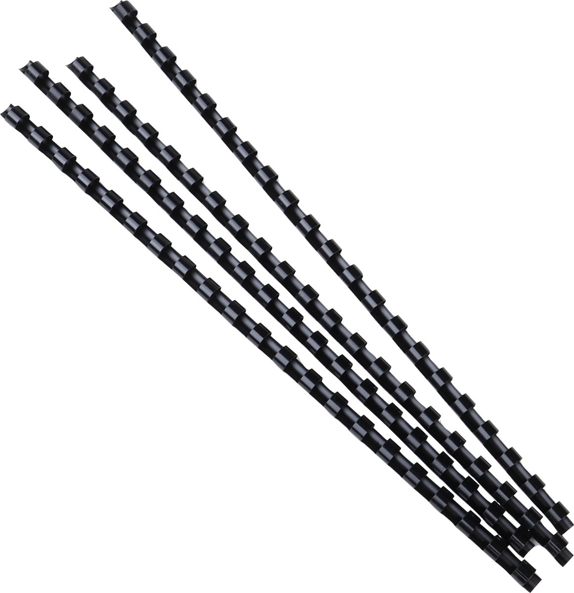 Exacompta Doos van 25 plastic spiraal inbindruggen 8 mm - A4 - Zwart - 76201E