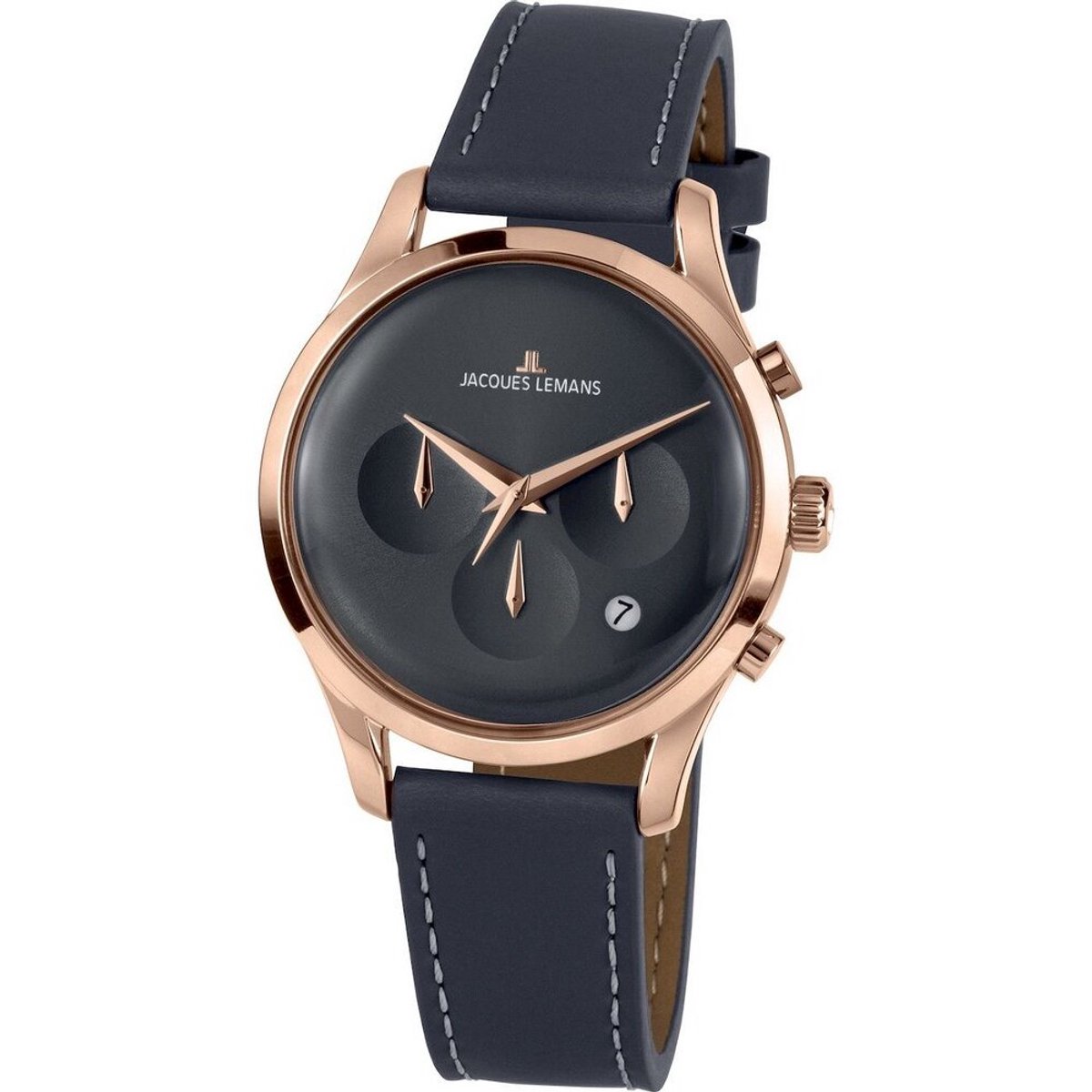 Jacques Lemans 1-2067E Dames Horloge - 38 mm