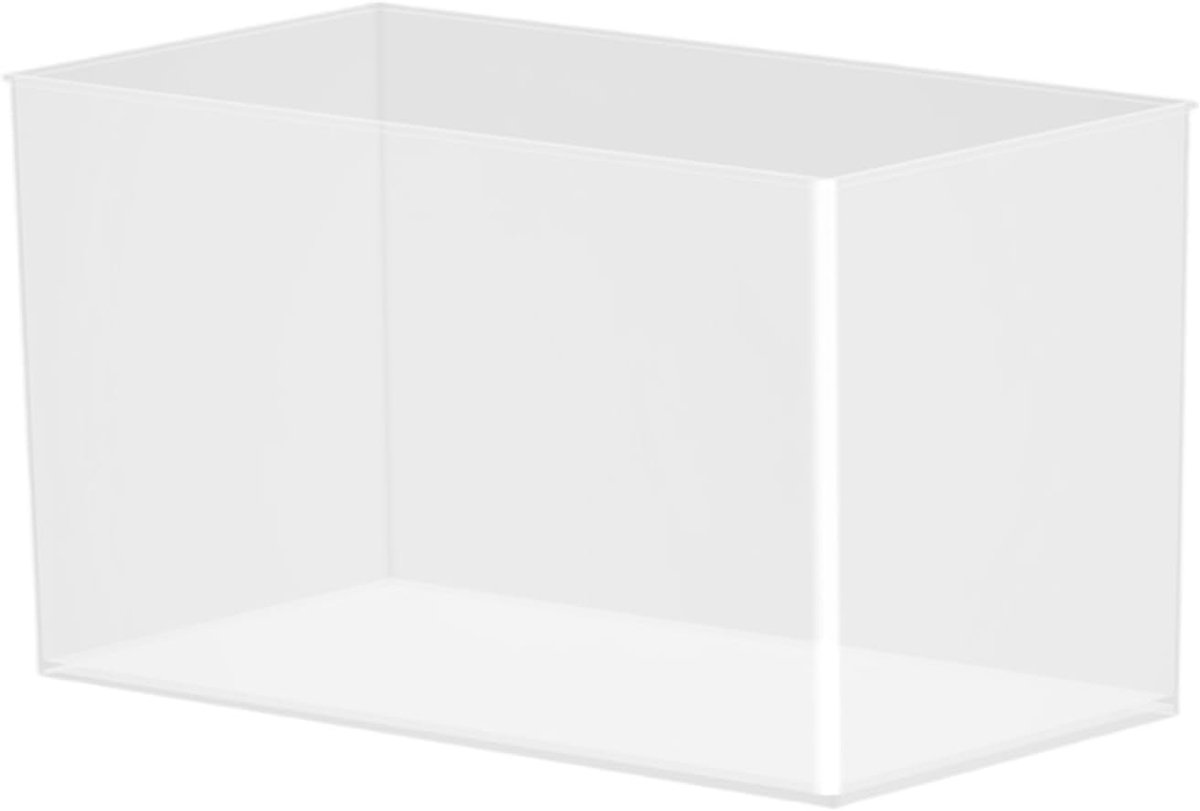 Aquarium - Aquarium met | Mini Habitat rechthoekig - aquaria van doorschijnend, transparant voor krabterraria, watervissen, natuurliefhebbers, tijdelijke ruimte