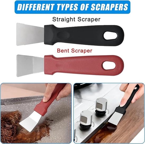 Complete 8-delige Reinigingsset voor Voegen, Keuken en Badkamer met Schrapers — afbeelding 4