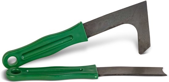 Onkruidmes Set 2 Stuks 20 cm - Onkruid Verwijderaar - Tuinmes met RVS Blad - Anti-Slip Handgreep - Voor Onkruid & Mos [11302] — afbeelding 3